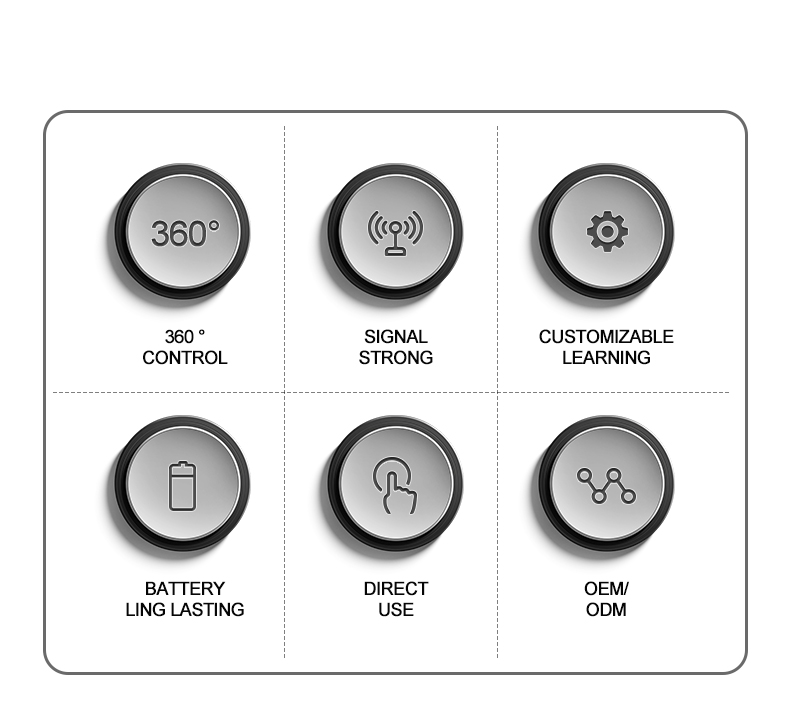 2023 Bluetooth ແລະ Voice Oem Odm Remote Controller ໃໝ່ ແລະຂາຍດີທີ່ສຸດ (2)