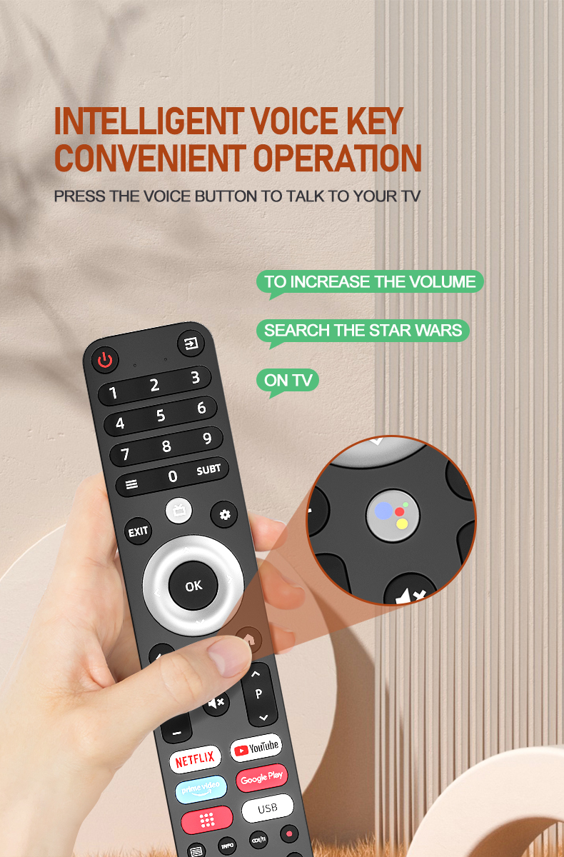 2023 New & Hot Selling Bluetooth And Voice Oem Odm Remote Controller (5)